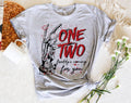 One Two Freddy's Coming For You Halloween Horror - Adult & Kids T-Shirts, Sweatshirts & Hoodies apparel design preview 1