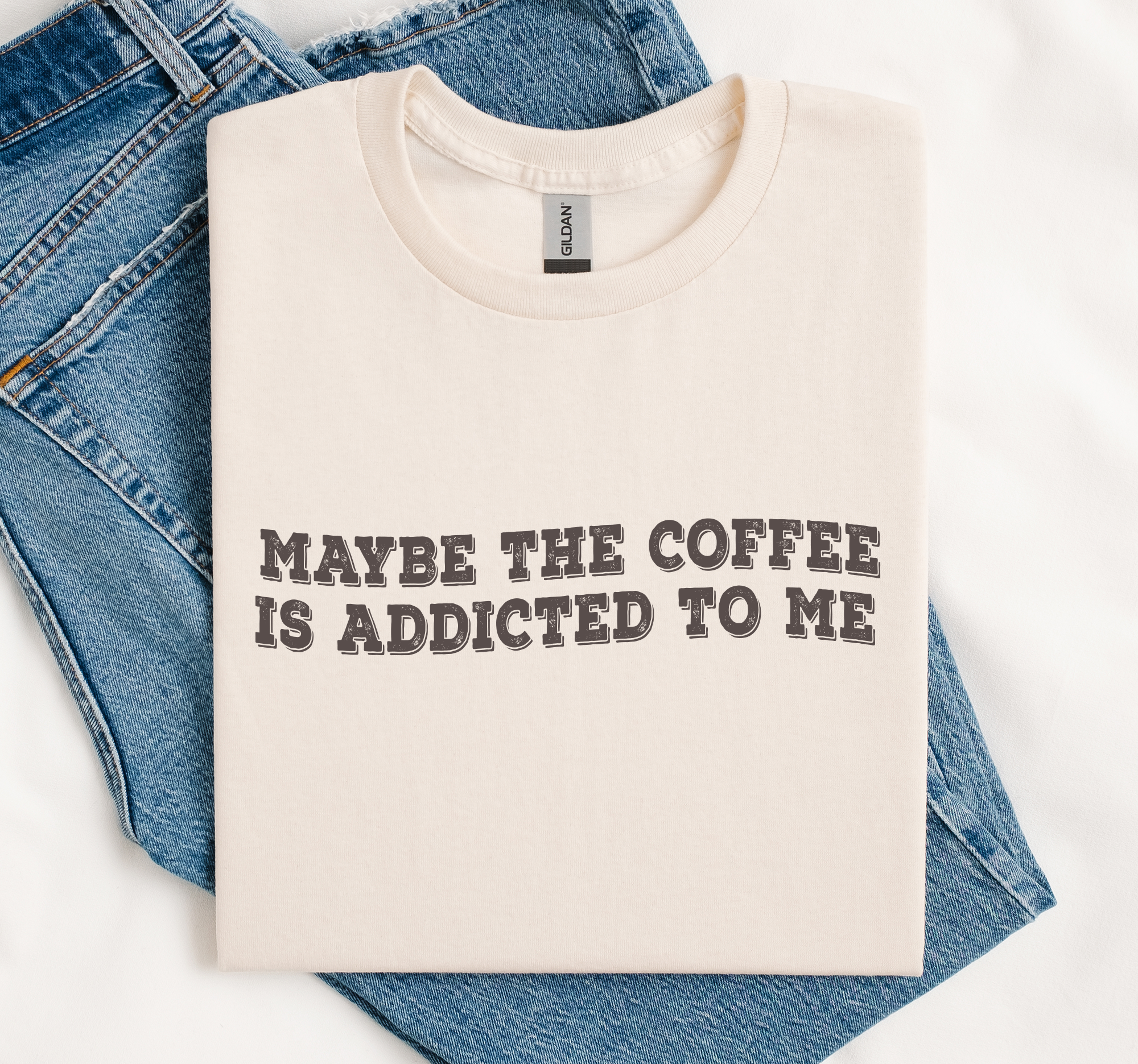 Coffee Addicted To Me, Gift Soft Gildan - Adult & Kids T-Shirts, Sweatshirts & Hoodies apparel design preview 1