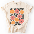 Flowers and Pumpkins Watercolor Beautiful Autumn Fall - Adult & Kids T-Shirts, Sweatshirts & Hoodies apparel design preview 1