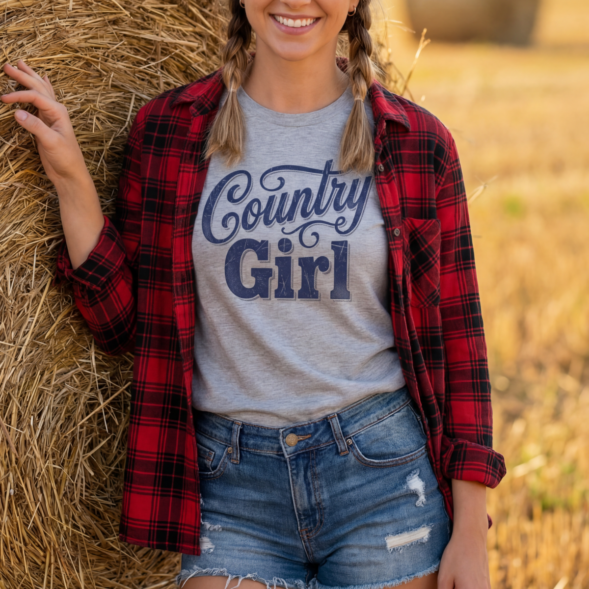 Country Girl - Adult & Kids T-Shirts, Sweatshirts & Hoodies apparel design preview 1