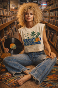 Yacht Rock Summer 89 Boxy Midriff Muscle Top - Adult & Kids T-Shirts, Sweatshirts & Hoodies apparel design preview 1