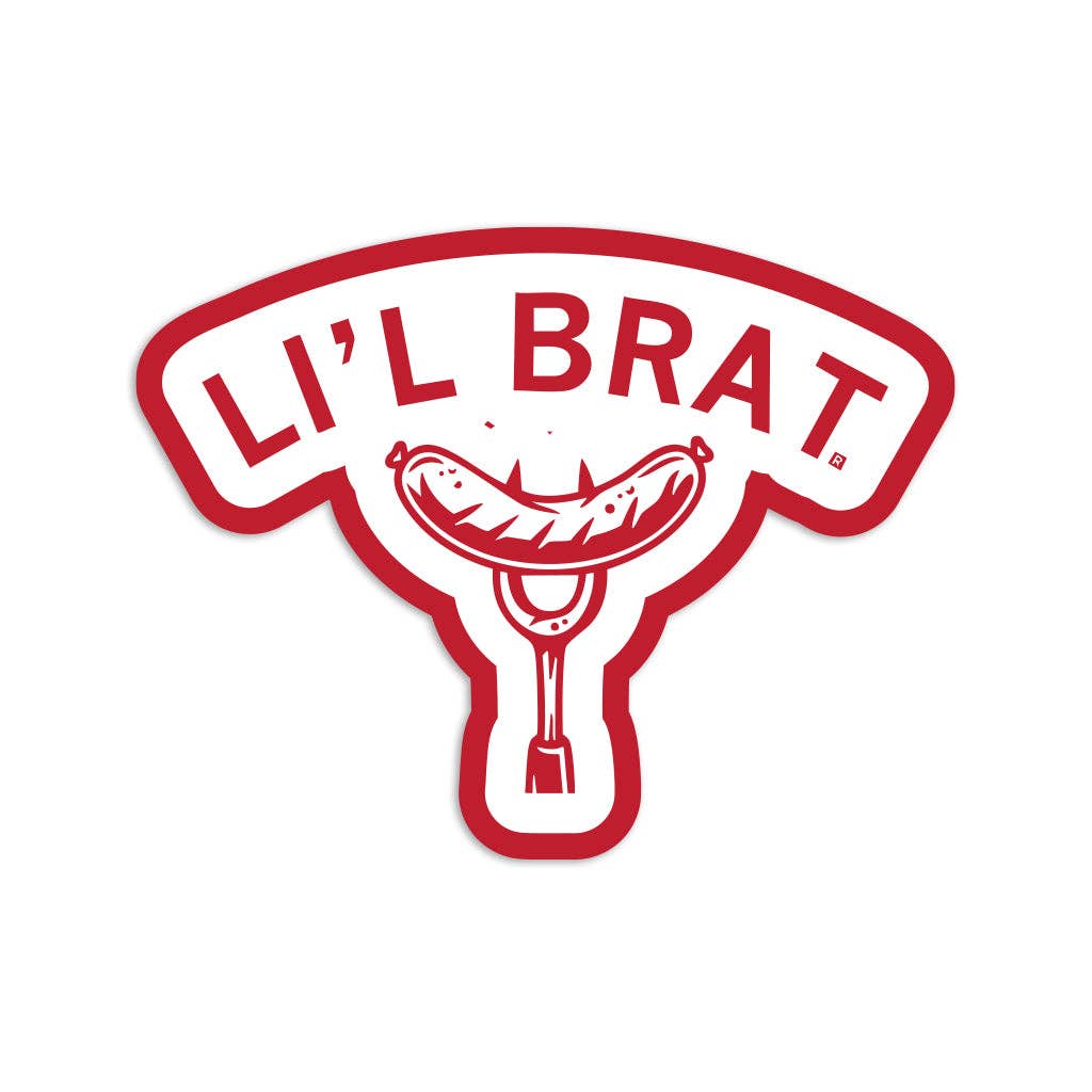 Lil Brat Die-Cut Sticker - Adult & Kids T-Shirts, Sweatshirts & Hoodies apparel design preview 1