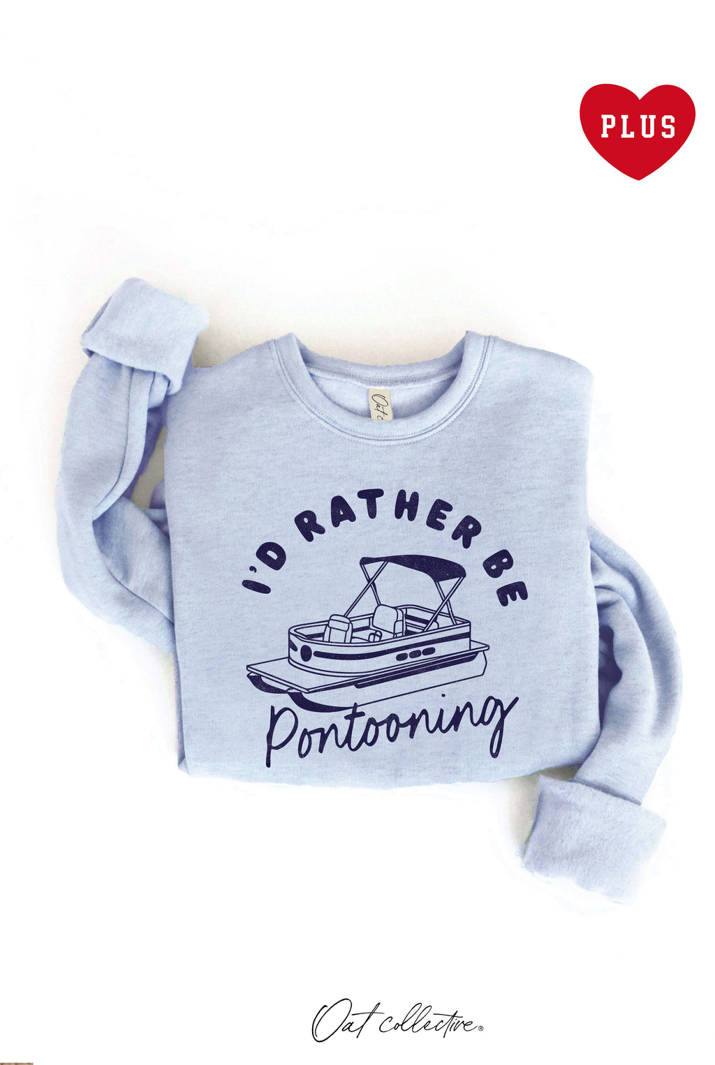 I'd Rather Be Pontooning Plus Graphic - Adult & Kids T-Shirts, Sweatshirts & Hoodies apparel design preview 1