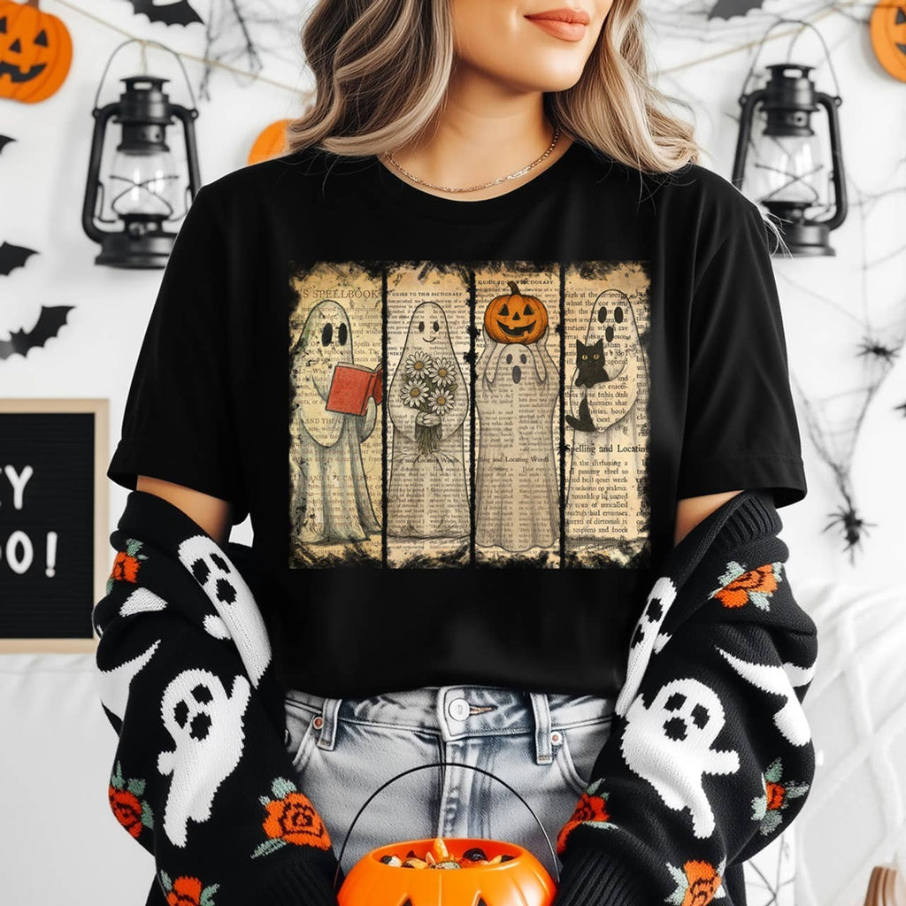 Ghost Spellbook - Adult & Kids T-Shirts, Sweatshirts & Hoodies apparel design preview 1