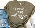 I'd Rather Be Home with My Cat - Adult & Kids T-Shirts, Sweatshirts & Hoodies apparel design preview 1
