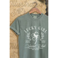 Lucky Girl St Patrics Day Graphic - Adult & Kids T-Shirts, Sweatshirts & Hoodies apparel design preview 1