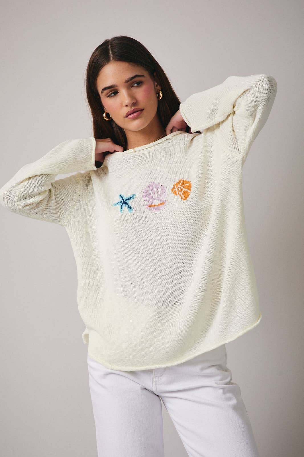 Round Neck 'sea' Graphic Sweater - Adult & Kids T-Shirts, Sweatshirts & Hoodies apparel design preview 1