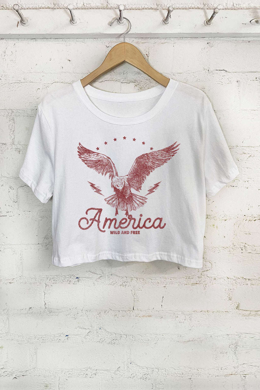 America Wild and Free - Adult & Kids T-Shirts, Sweatshirts & Hoodies apparel design preview 1