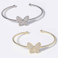 Butterfly Cz Pave Cuff Bangle Bracelet - Adult & Kids T-Shirts, Sweatshirts & Hoodies apparel design preview 1