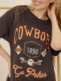 Osu Cowboys Patches 25 Dark Gray Heavyweight - Adult & Kids T-Shirts, Sweatshirts & Hoodies apparel design preview 1