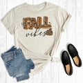 Fall Vibes Leopard - Adult & Kids T-Shirts, Sweatshirts & Hoodies apparel design preview 1