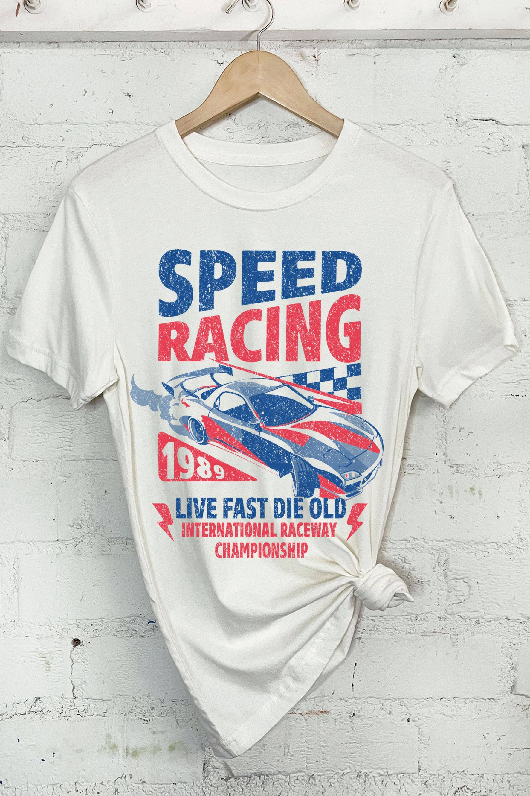 Speed Racing Car Graphic - Adult & Kids T-Shirts, Sweatshirts & Hoodies apparel design preview 1