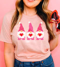 Gnome Valentine Valentine's Day Heart Cute - Adult & Kids T-Shirts, Sweatshirts & Hoodies apparel design preview 1
