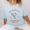 Hamptons Tennis Club, Champagne, Women's Apparel, - Adult & Kids T-Shirts, Sweatshirts & Hoodies apparel design preview 1