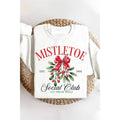 Mistletoe Social Club Holiday Crewneck - Adult & Kids T-Shirts, Sweatshirts & Hoodies apparel design preview 1