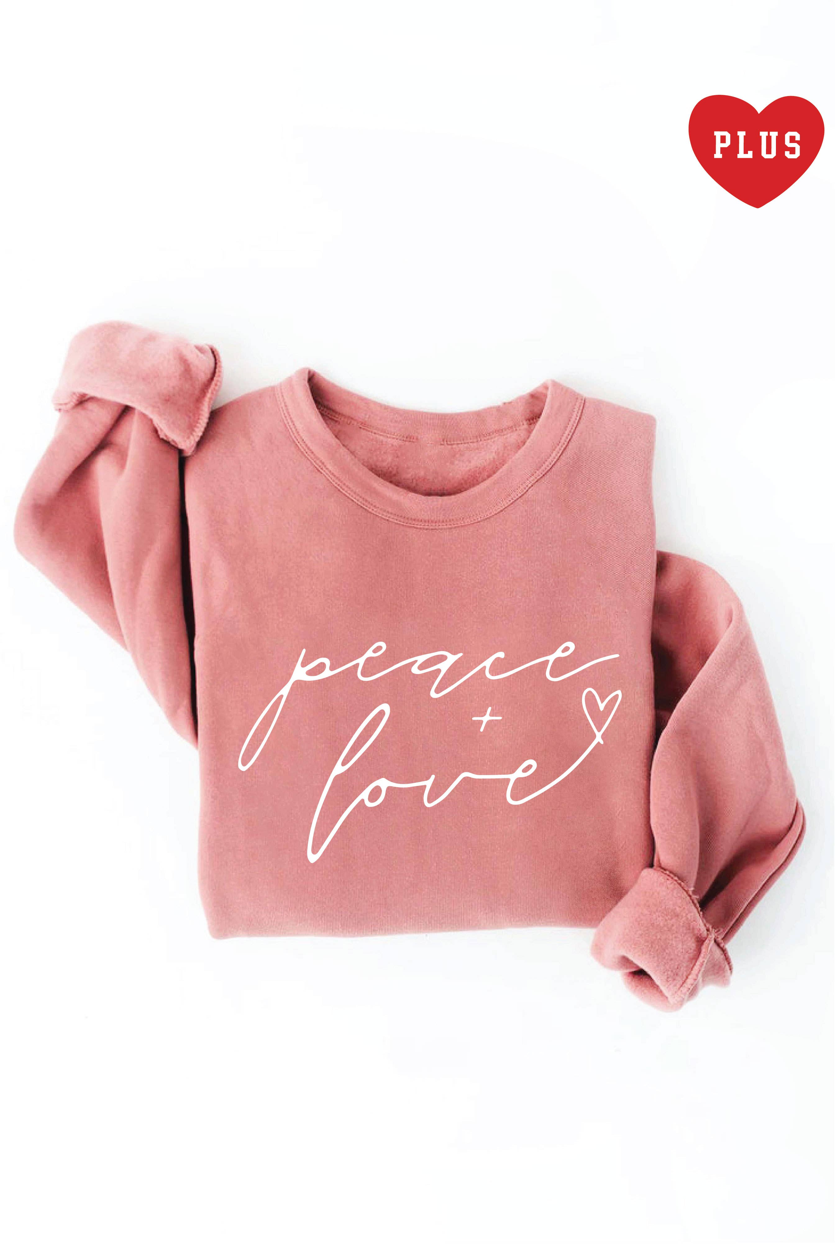 Peace and Love Plus Graphic - Adult & Kids T-Shirts, Sweatshirts & Hoodies apparel design preview 1