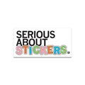 Serious About Stickers Die-Cut Sticker - Adult & Kids T-Shirts, Sweatshirts & Hoodies apparel design preview 1