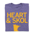 Minnesota: Heart Skol - Adult & Kids T-Shirts, Sweatshirts & Hoodies apparel design preview 1