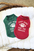Just Here For the Snacks Pet Graphic - Adult & Kids T-Shirts, Sweatshirts & Hoodies apparel design preview 1