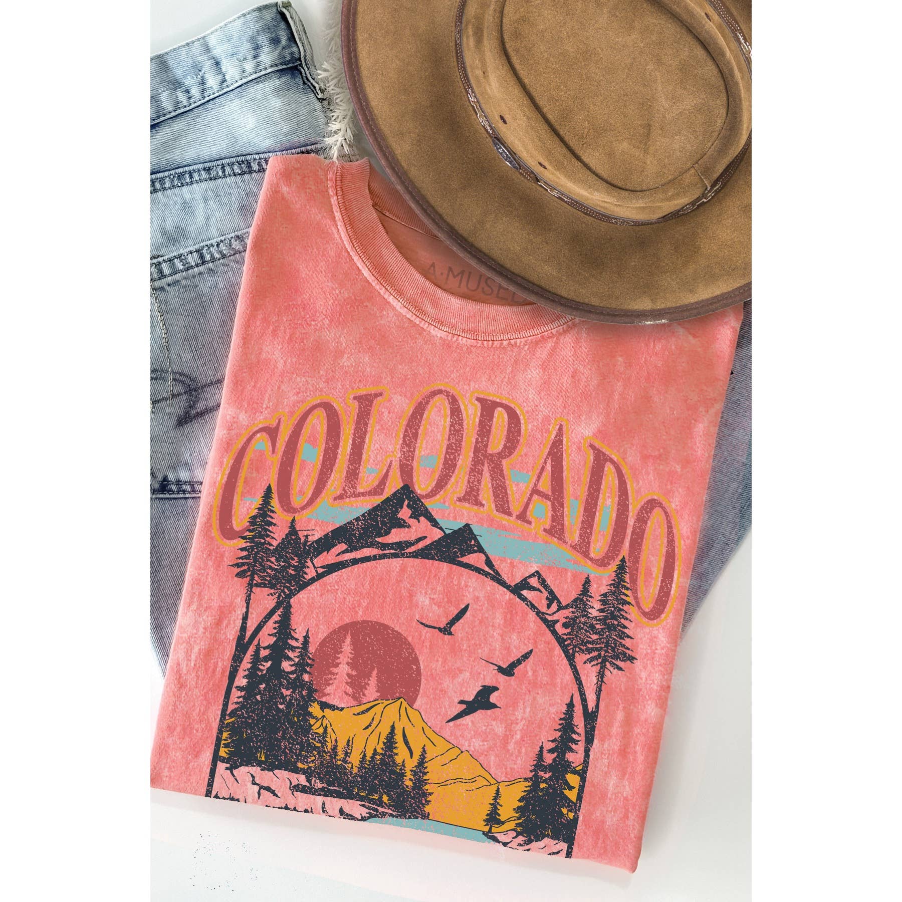 Colorado- Mineral Wash - Adult & Kids T-Shirts, Sweatshirts & Hoodies apparel design preview 1