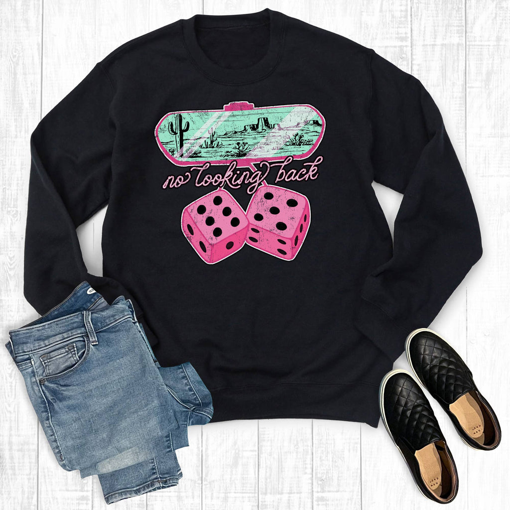 Western No Looking Back - Adult & Kids T-Shirts, Sweatshirts & Hoodies apparel design preview 1