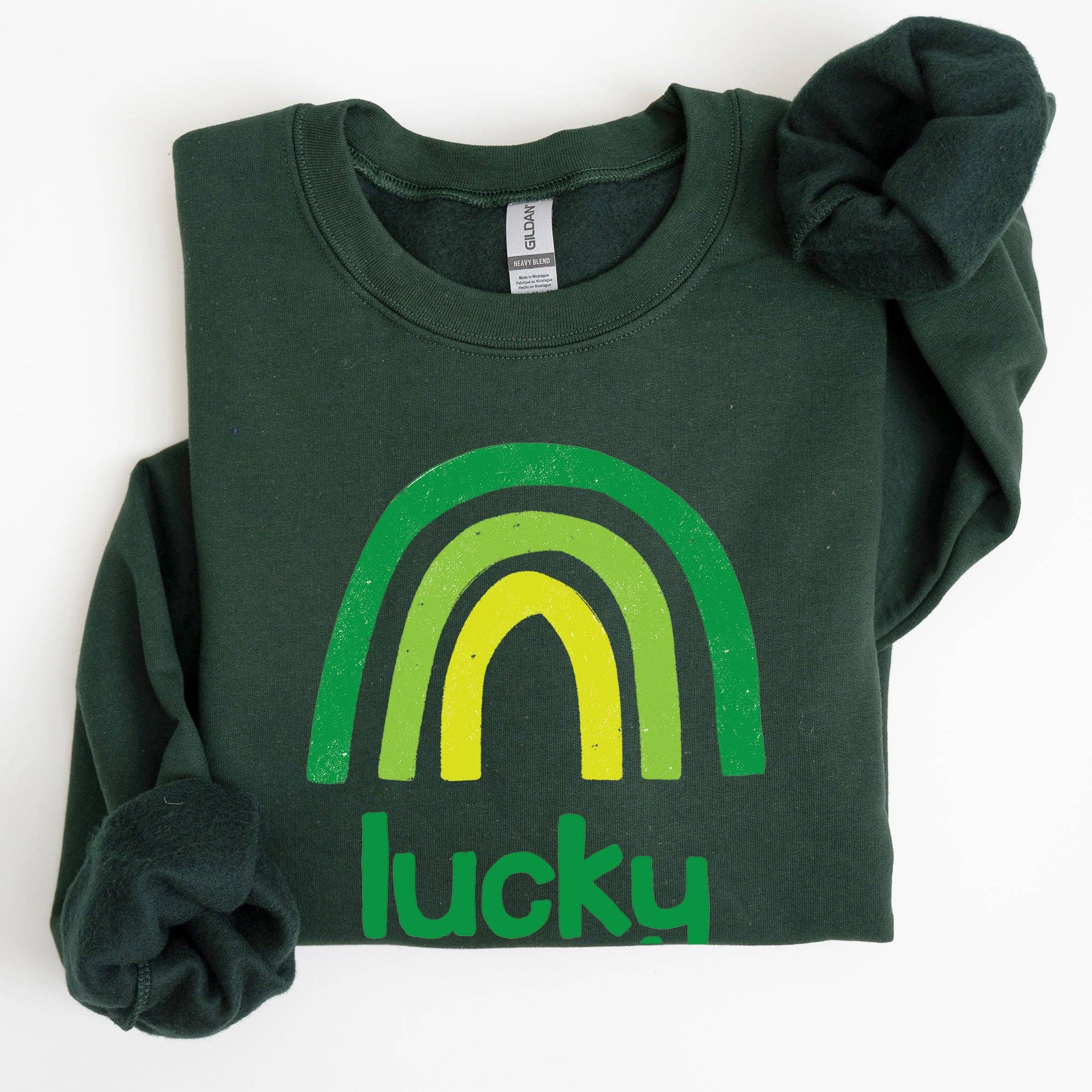 Lucky Rainbow, St Patrick's Day - Adult & Kids T-Shirts, Sweatshirts & Hoodies apparel design preview 1