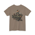 Trump Hunting Boat Outdoor Adventure Camo - Adult & Kids T-Shirts, Sweatshirts & Hoodies apparel design preview 1