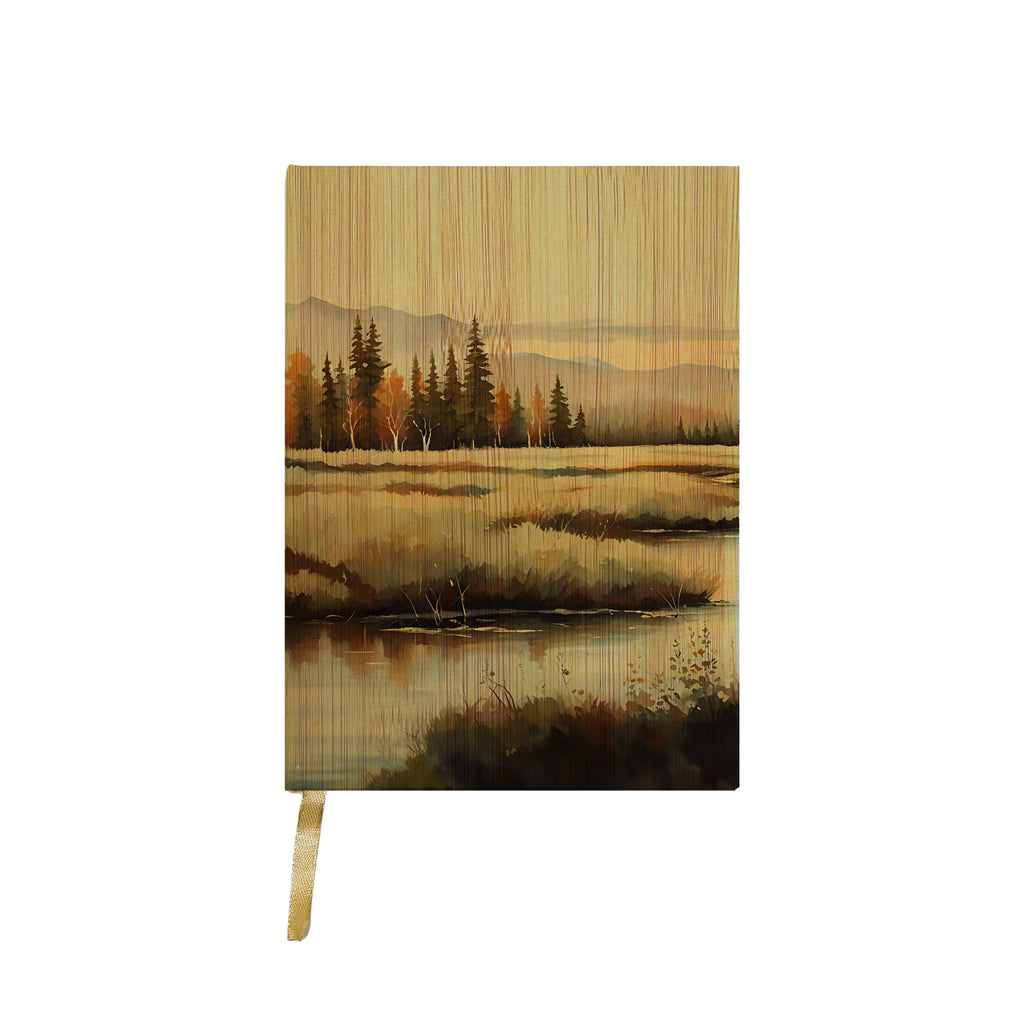 River with Pines Journal - Adult & Kids T-Shirts, Sweatshirts & Hoodies apparel design preview 1