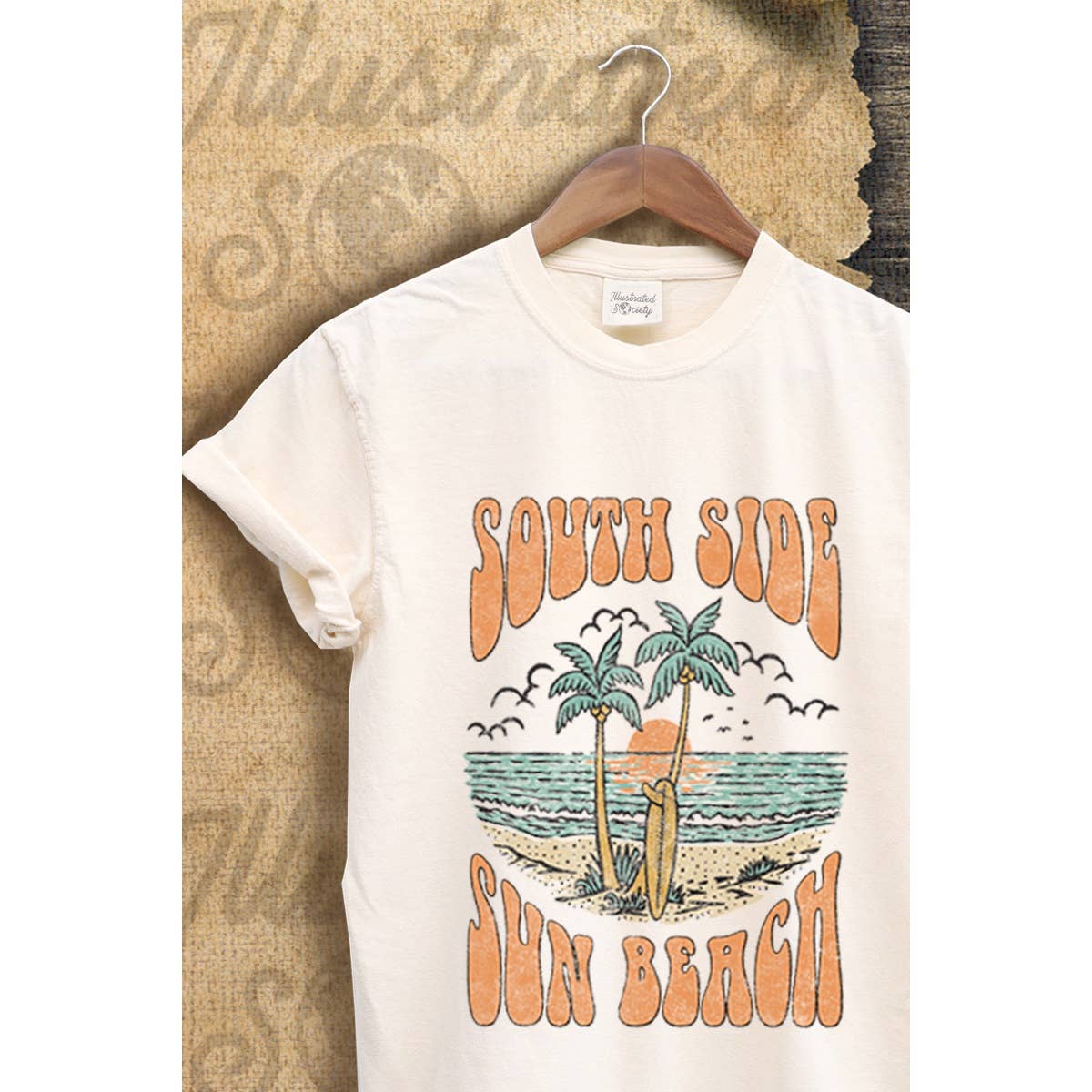 Southside Sun Beach Vintage Graphic - Adult & Kids T-Shirts, Sweatshirts & Hoodies apparel design preview 1