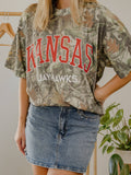 Ku Kansas Jayhawks Filled Gault Camo - Adult & Kids T-Shirts, Sweatshirts & Hoodies apparel design preview 1