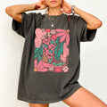 Boho Floral Cowboy Boots, Colorful, Western, Country - Adult & Kids T-Shirts, Sweatshirts & Hoodies apparel design preview 1