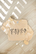 Flower Row Mineral Washed Graphic - Adult & Kids T-Shirts, Sweatshirts & Hoodies apparel design preview 1