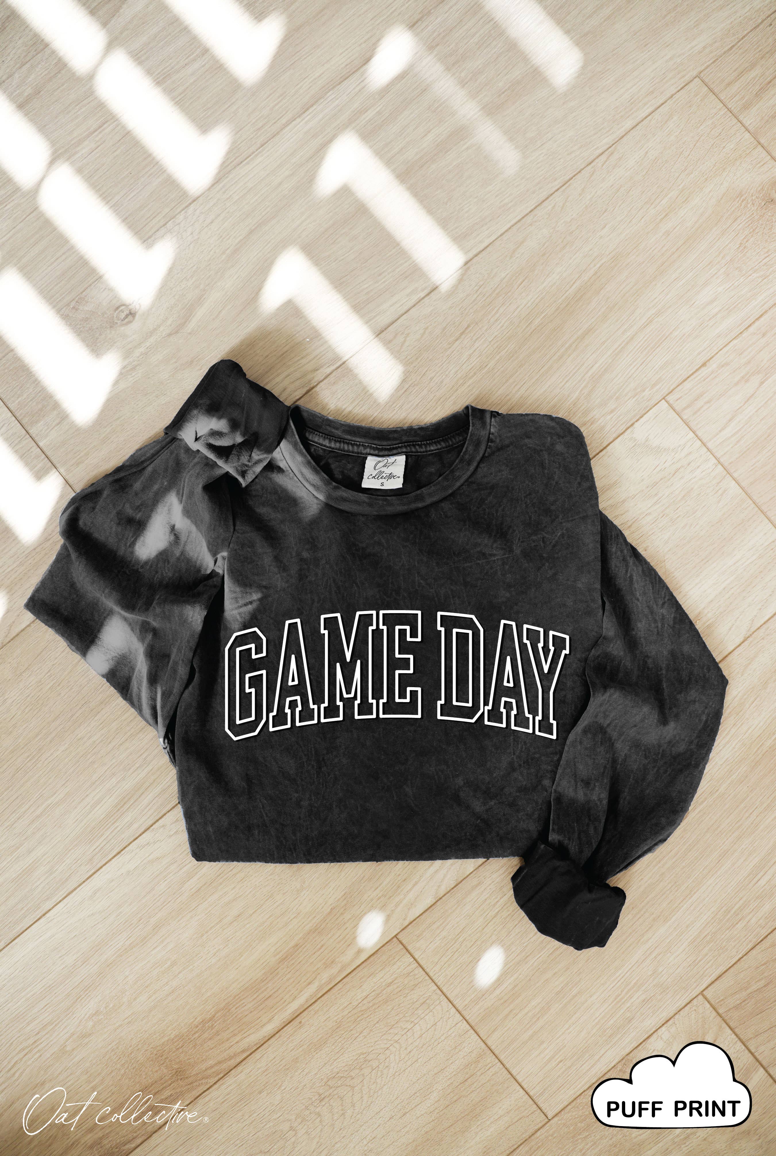 Game Day Puff Mineral Washed Graphic - Adult & Kids T-Shirts, Sweatshirts & Hoodies apparel design preview 1