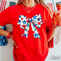 Coquette July 4th Bow Graphic Comfort Colors - Adult & Kids T-Shirts, Sweatshirts & Hoodies apparel design preview 1