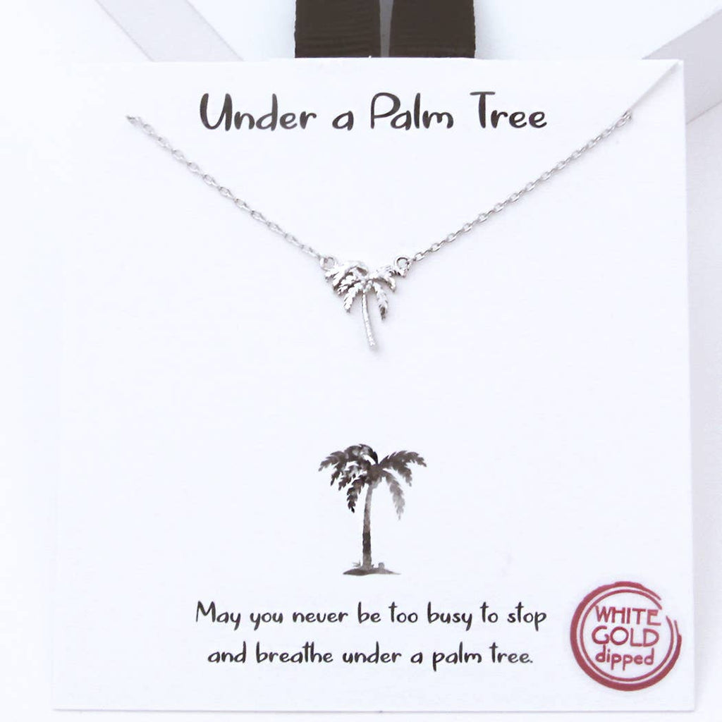 Gold Dipped Palm Tree Figure Necklaces - Adult & Kids T-Shirts, Sweatshirts & Hoodies apparel design preview 1