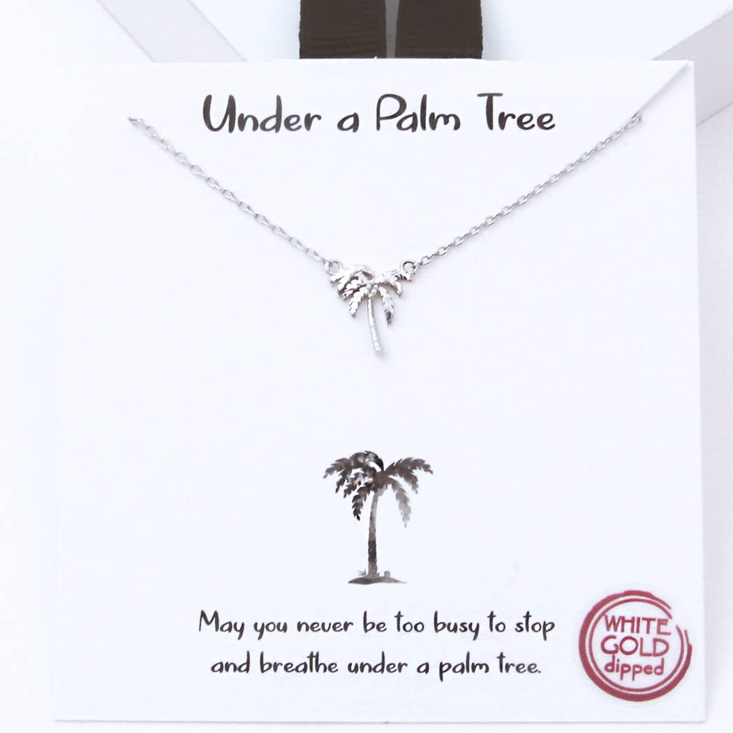 Gold Dipped Palm Tree Figure Necklaces - Adult & Kids T-Shirts, Sweatshirts & Hoodies apparel design preview 1