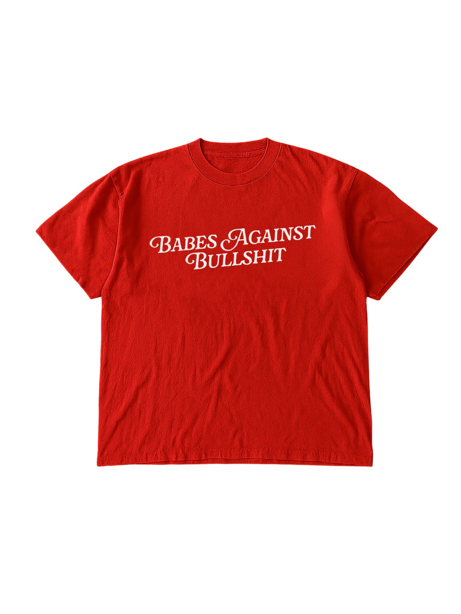 Babes Against Bullshit Feminist Womens Graphic Red - Adult & Kids T-Shirts, Sweatshirts & Hoodies apparel design preview 1