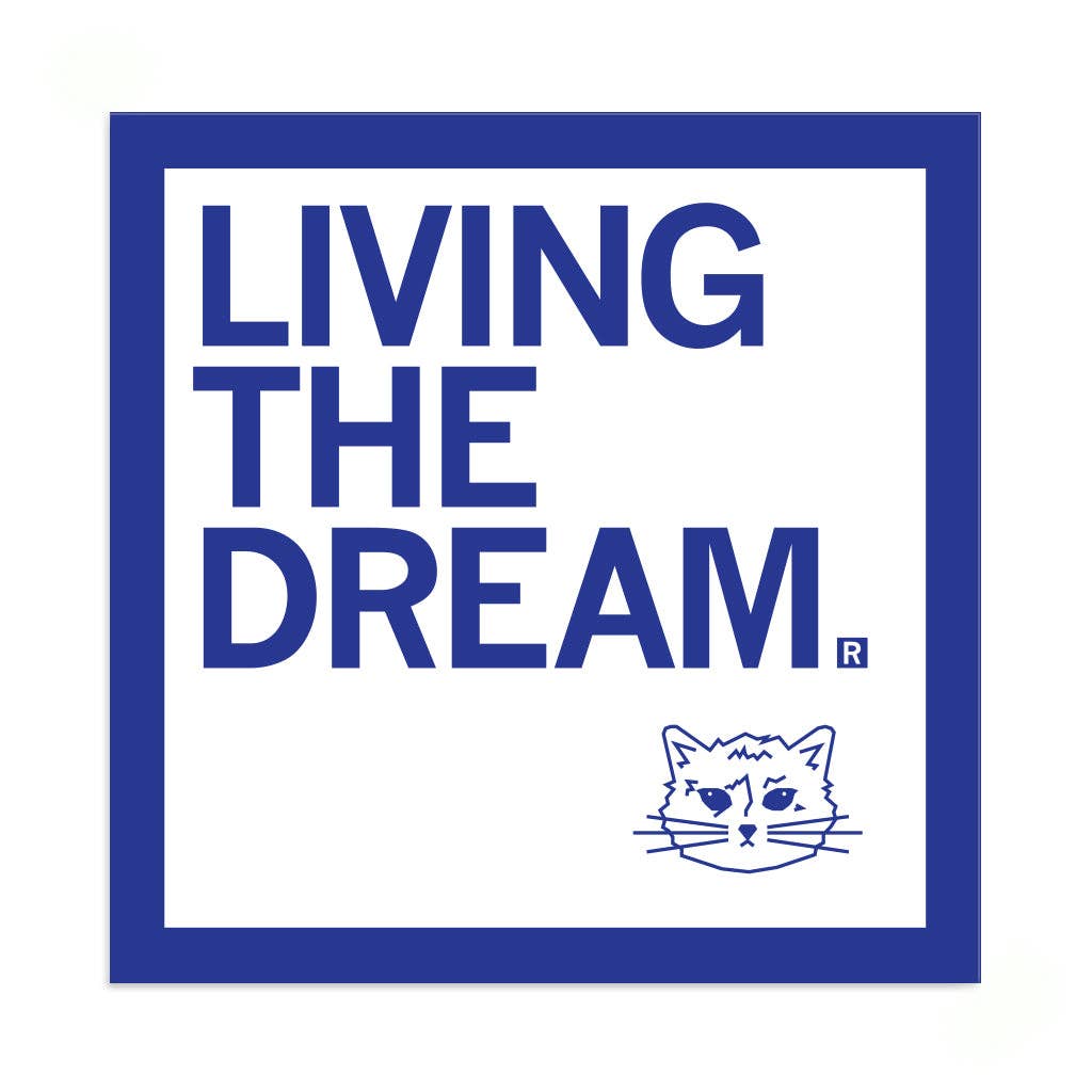 Living the Dream Sticker - Adult & Kids T-Shirts, Sweatshirts & Hoodies apparel design preview 1