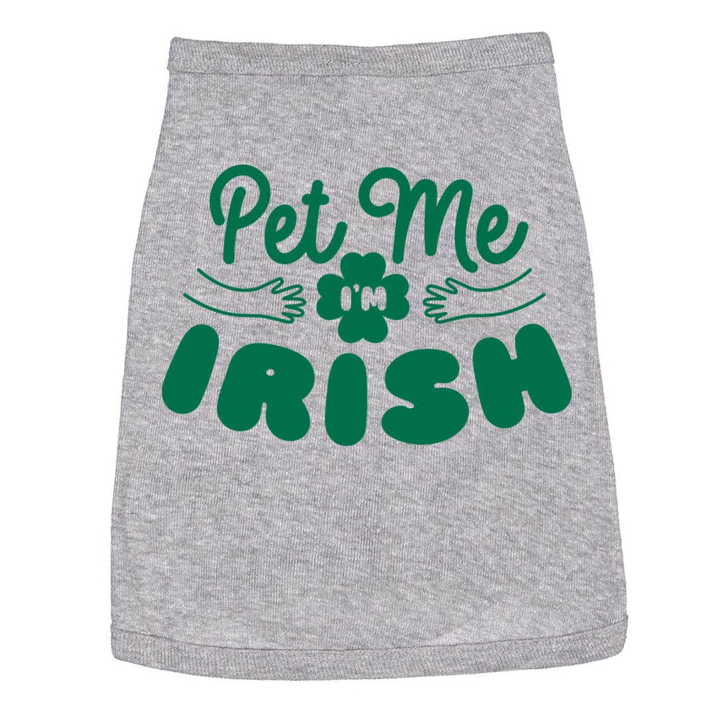 Pet Me I'm Irish Dog - Adult & Kids T-Shirts, Sweatshirts & Hoodies apparel design preview 1