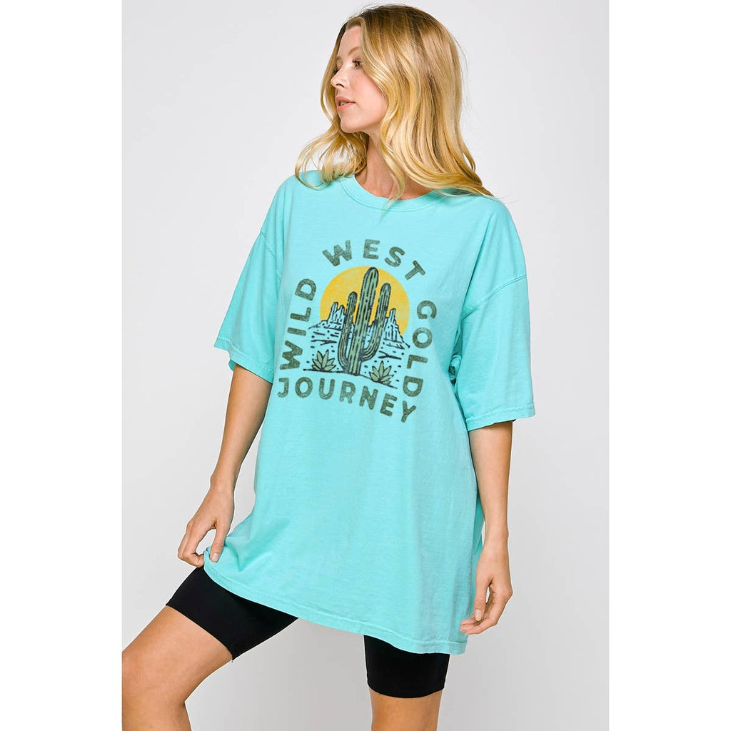 Wild West Gold Journey Graphic Oversized - Adult & Kids T-Shirts, Sweatshirts & Hoodies apparel design preview 1