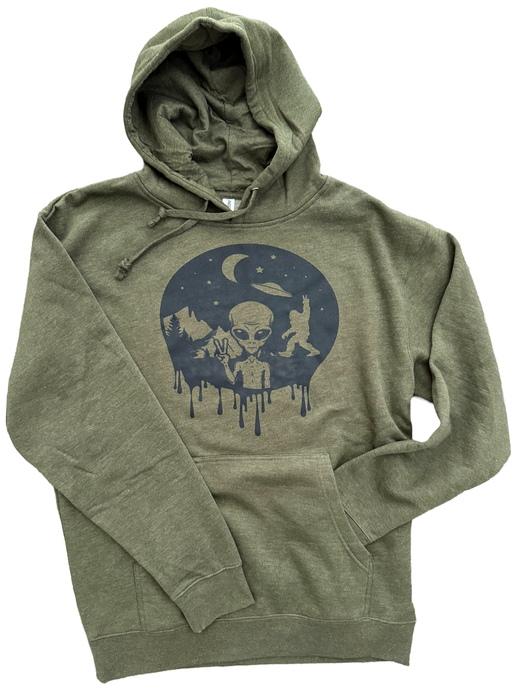 Aliens Cryptids - Adult & Kids T-Shirts, Sweatshirts & Hoodies apparel design preview 1