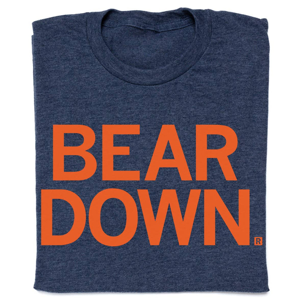 Bear Down Text - Adult & Kids T-Shirts, Sweatshirts & Hoodies apparel design preview 1