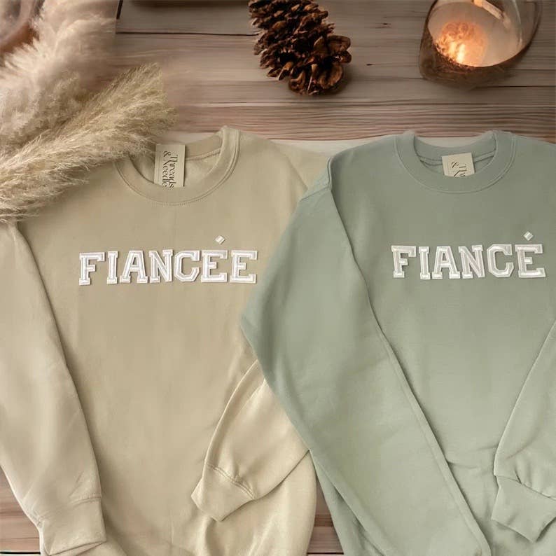 Fiancee Fiance Engagement - Adult & Kids T-Shirts, Sweatshirts & Hoodies apparel design preview 1