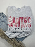 Santa's Favorite Christmas - Adult & Kids T-Shirts, Sweatshirts & Hoodies apparel design preview 1