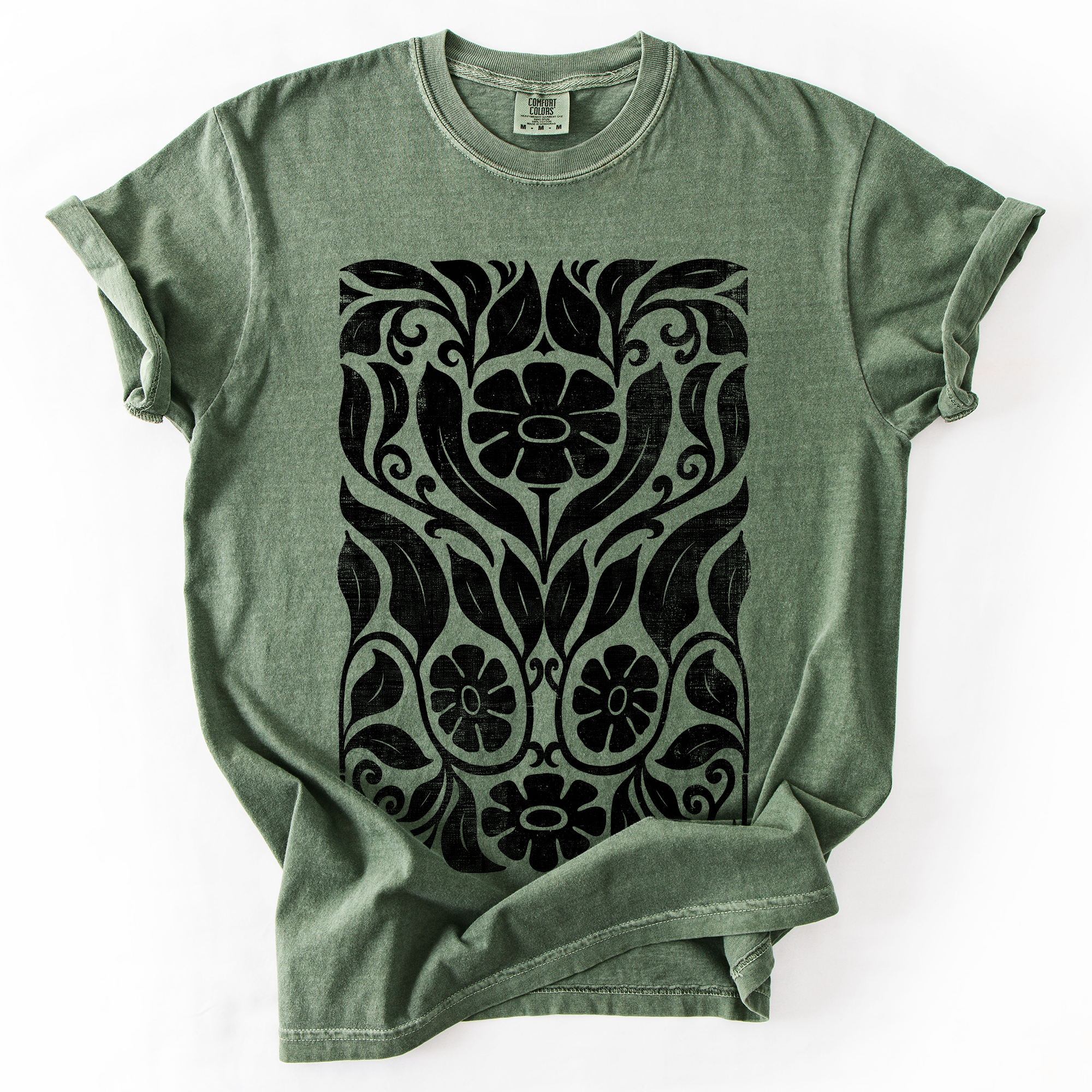 Big Bloom Daisy Flower, Vintage Boho, Nature, - Adult & Kids T-Shirts, Sweatshirts & Hoodies apparel design preview 1