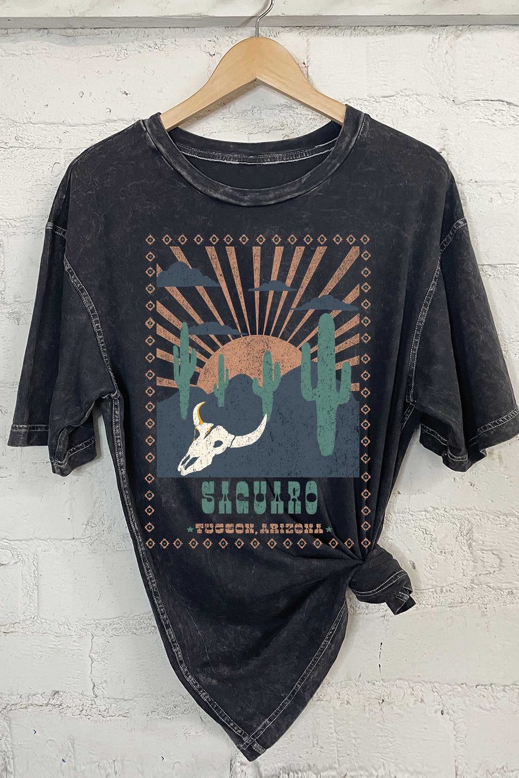Sacuaro Cactus Graphic Oversized - Adult & Kids T-Shirts, Sweatshirts & Hoodies apparel design preview 1