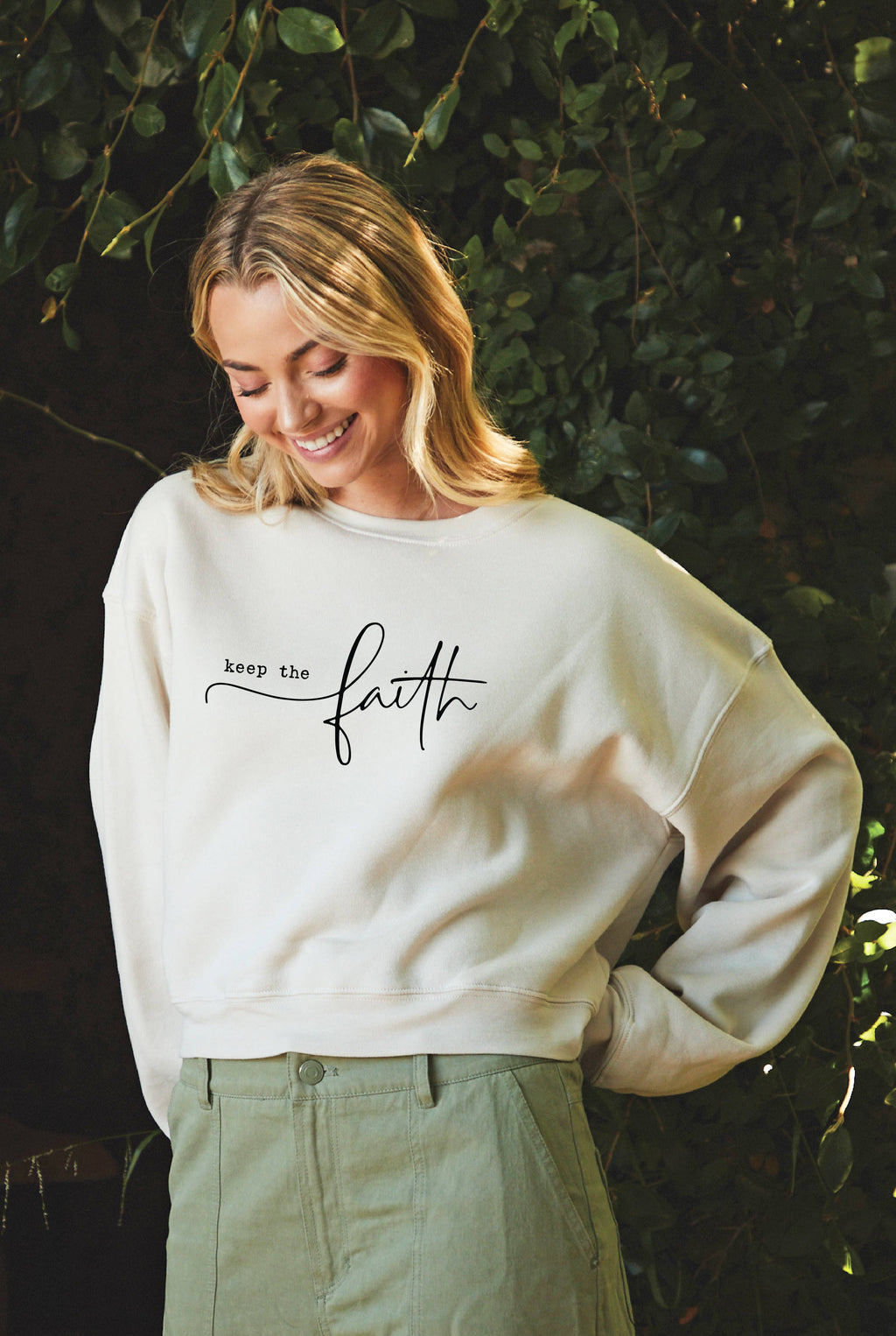 Keep the Faith Mid Graphic - Adult & Kids T-Shirts, Sweatshirts & Hoodies apparel design preview 1