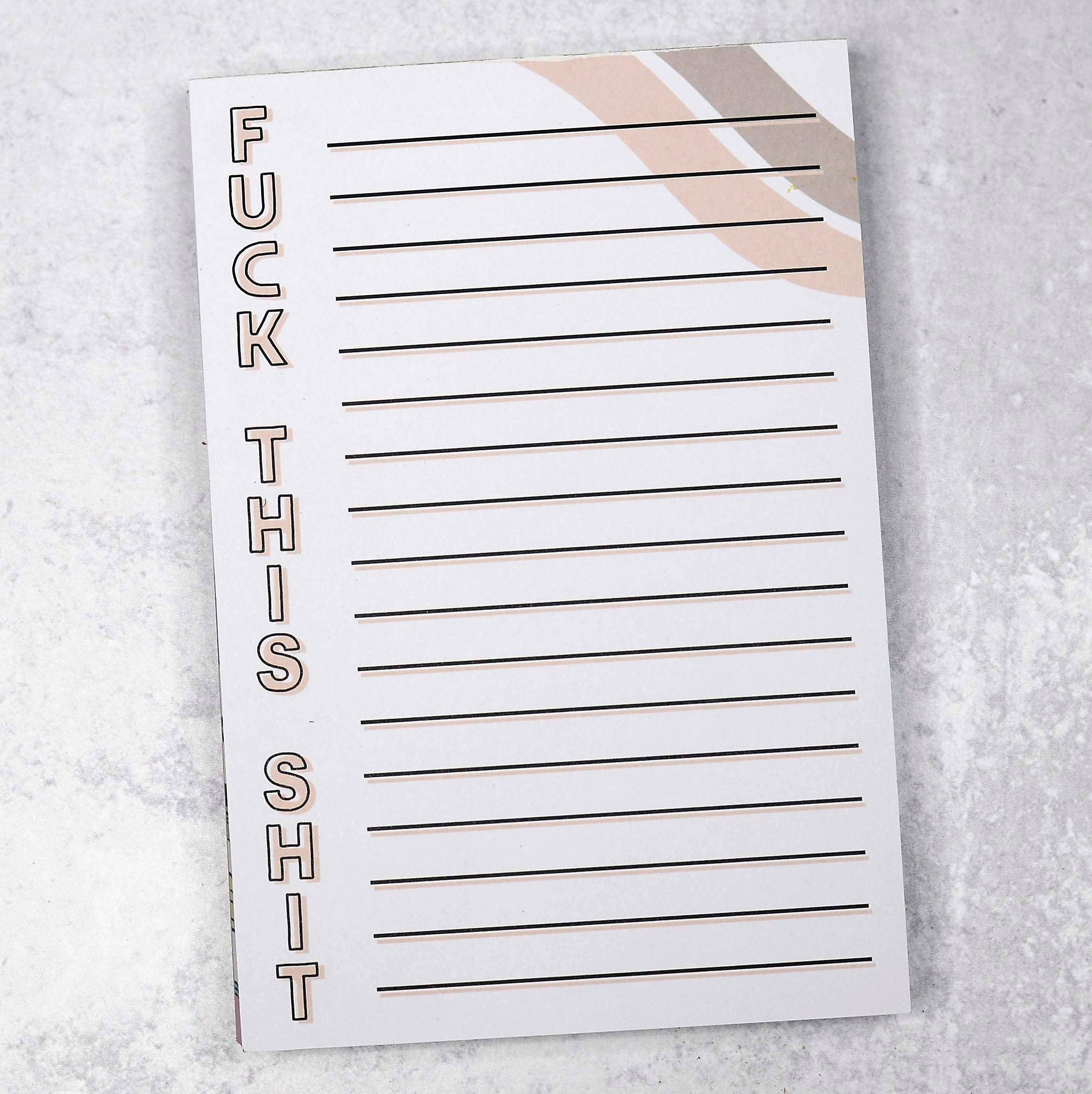 Fuck This Shit Funny Retro Notepad - Adult & Kids T-Shirts, Sweatshirts & Hoodies apparel design preview 1