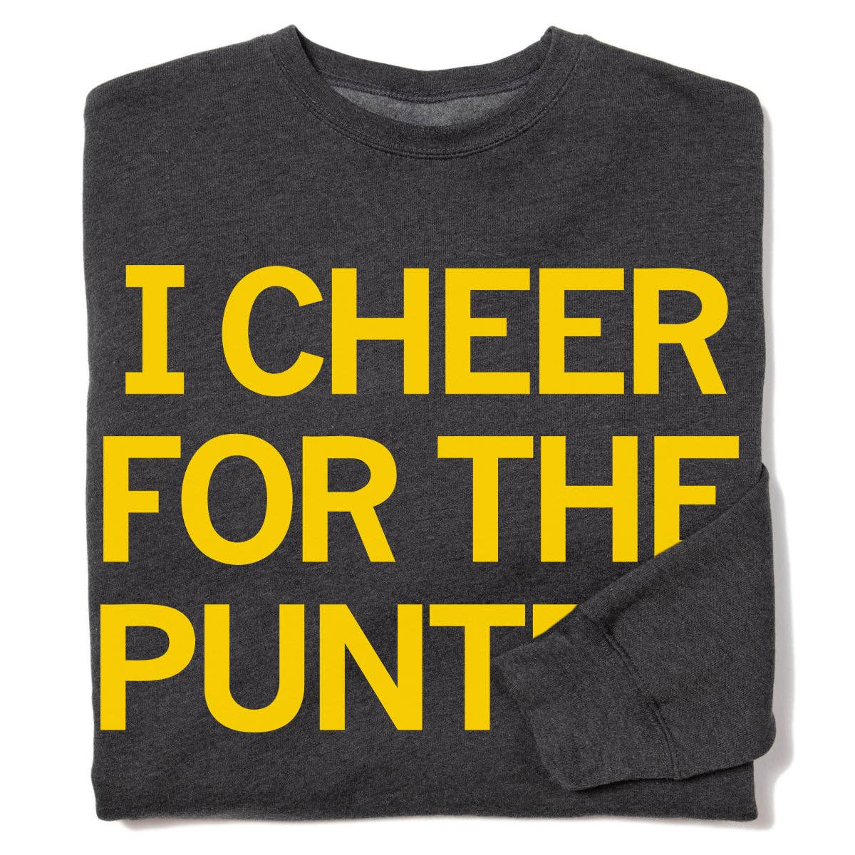 I Cheer For the Punter Crew - Adult & Kids T-Shirts, Sweatshirts & Hoodies apparel design preview 1