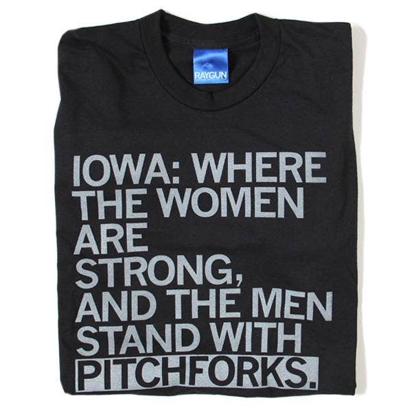Iowa: Where Women Are Strong (R) - Adult & Kids T-Shirts, Sweatshirts & Hoodies apparel design preview 1